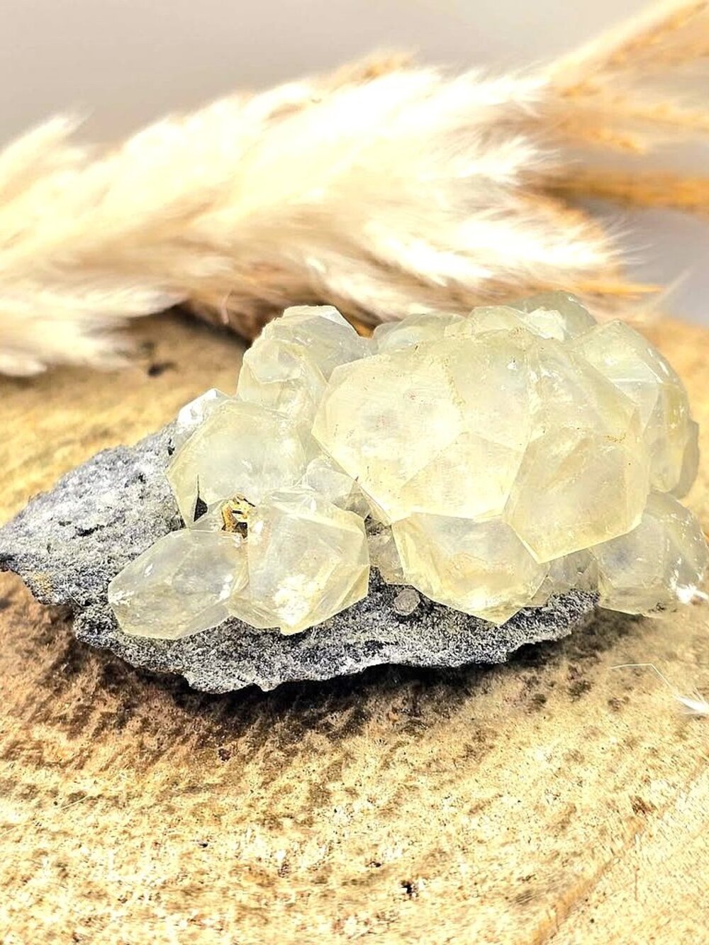 Natural Calcite Sparkling Matrix Cluster Specimen